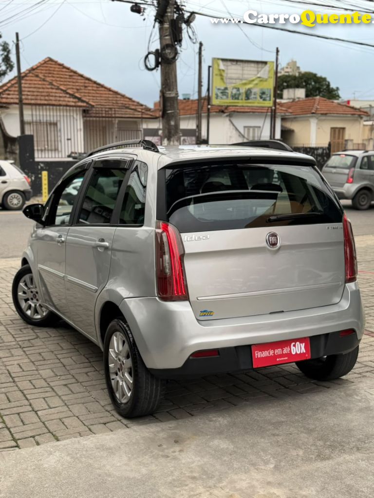 FIAT   IDEA ATTRACTIVE 1.4 FIRE FLEX 8V 5P   PRATA 2012 1.4 FLEX - Loja