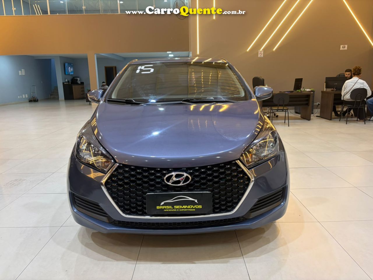 HYUNDAI   HB20 COMF.C.PLUSC.STYLE 1.0 FLEX 12V   AZUL 2015 1.0 FLEX - Loja