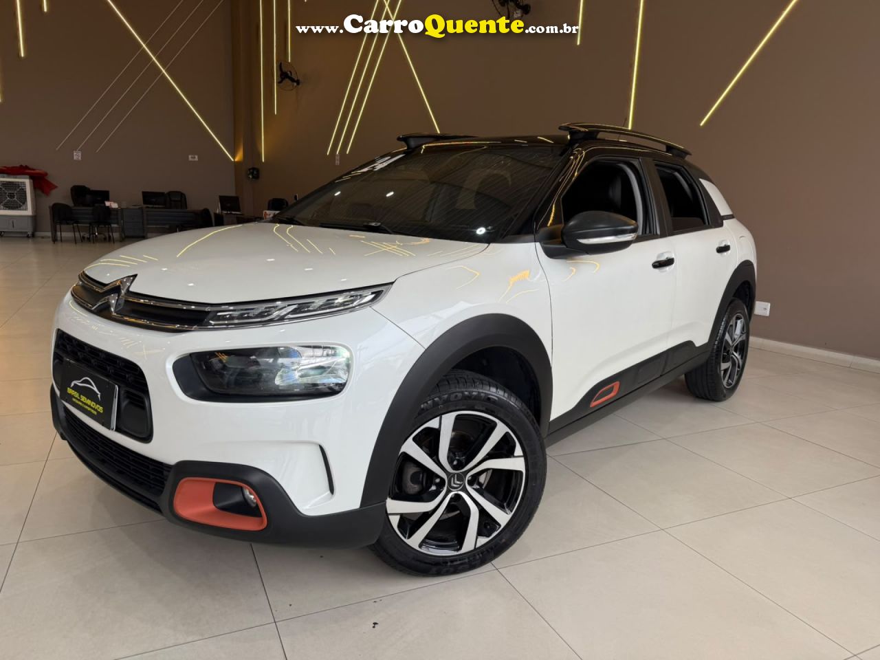 CITROËN   C4 CACTUS FEEL PACK 1.6 16V FLEX AUT.   BRANCO 2024 1.6 FLEX - Loja