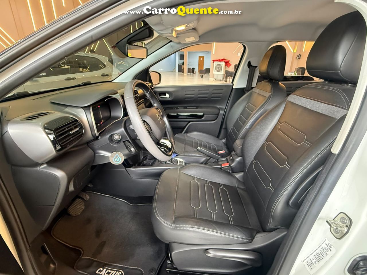 CITROËN   C4 CACTUS FEEL PACK 1.6 16V FLEX AUT.   BRANCO 2024 1.6 FLEX - Loja