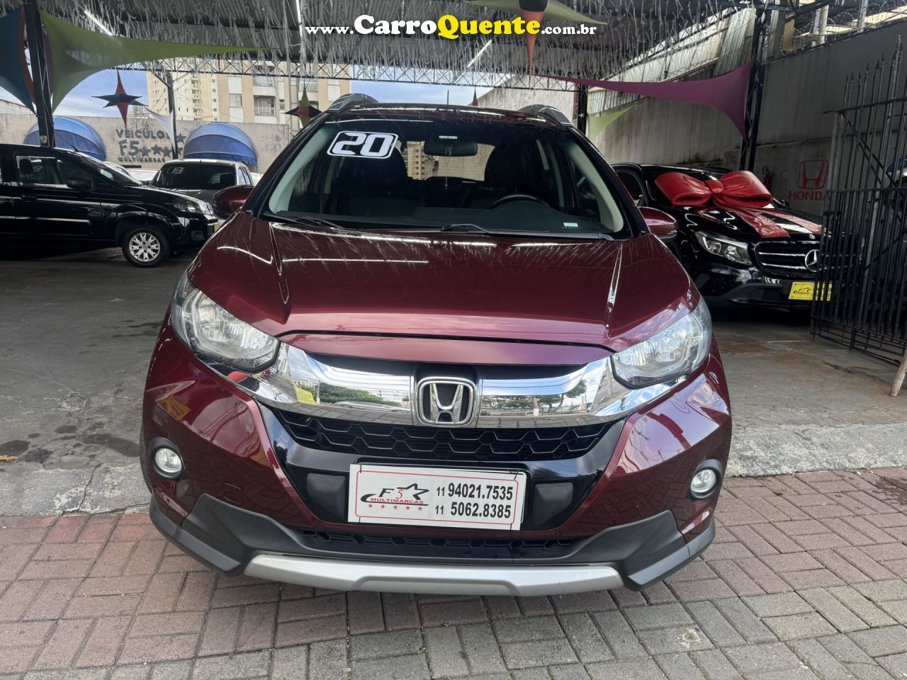 HONDA   WR-V EXL 1.5 FLEXONE 16V 5P AUT.   VERMELHO 2020 1.5 FLEX - Loja