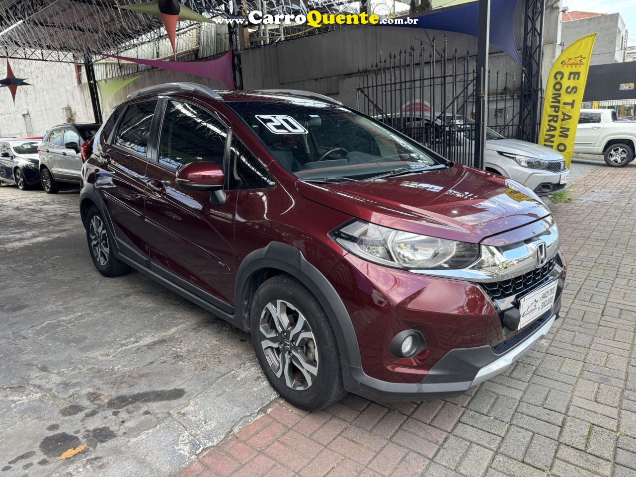 HONDA   WR-V EXL 1.5 FLEXONE 16V 5P AUT.   VERMELHO 2020 1.5 FLEX - Loja