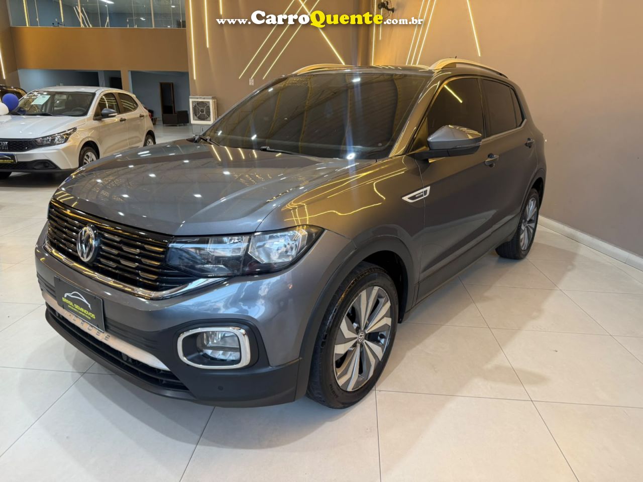 VOLKSWAGEN   T-CROSS HIGHLINE 1.4 TSI FLEX 16V 5P AUT   CINZA 2020 1.4 FLEX - Loja