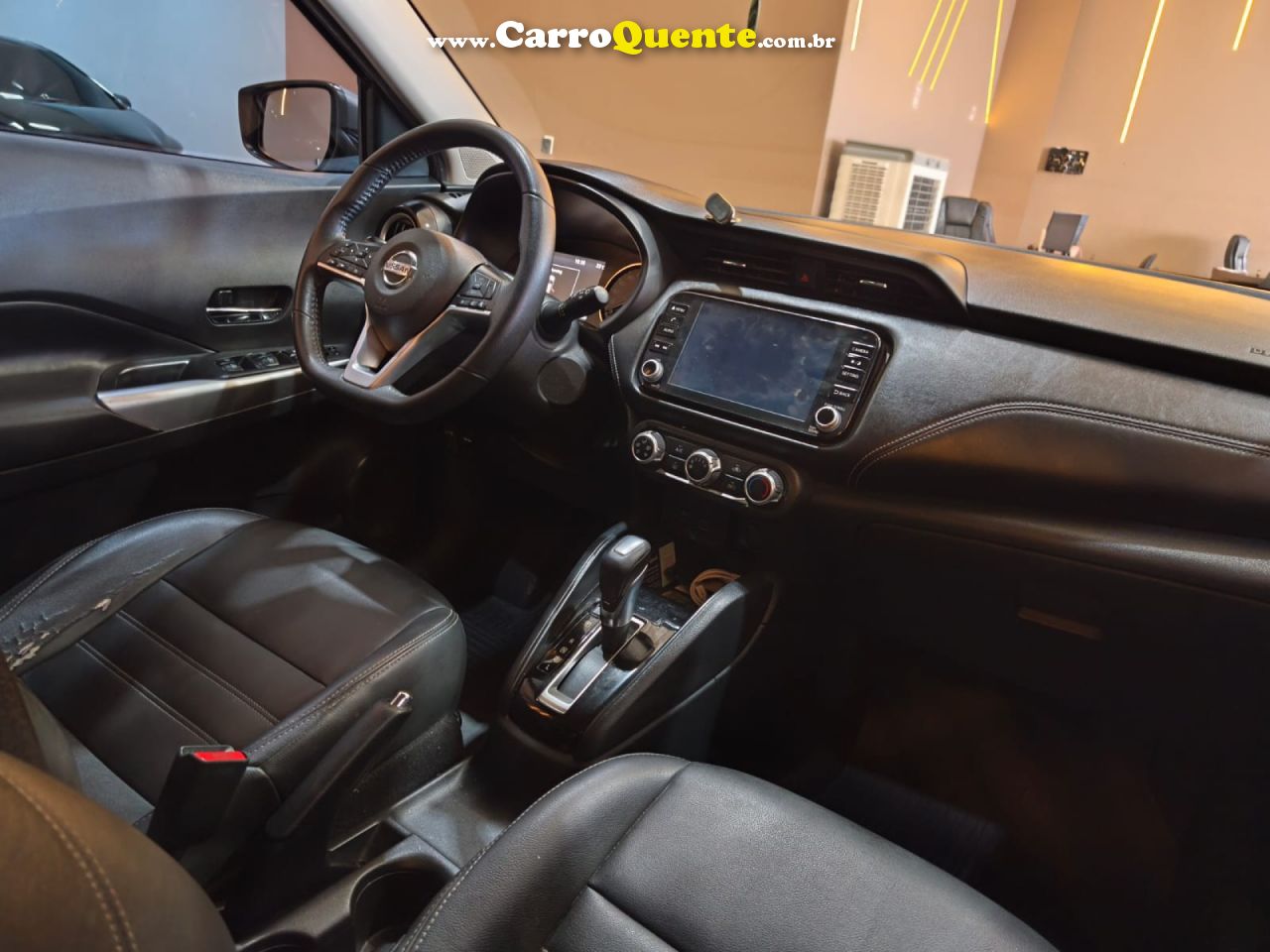 NISSAN   KICKS ADVANCE 1.6 16V FLEX AUT.   CINZA 2022 1.6 FLEX - Loja