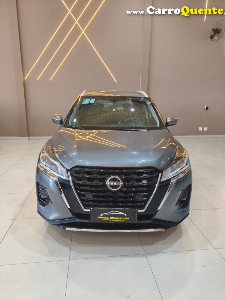 NISSAN   KICKS ADVANCE 1.6 16V FLEX AUT.   CINZA 2022 1.6 FLEX - Loja