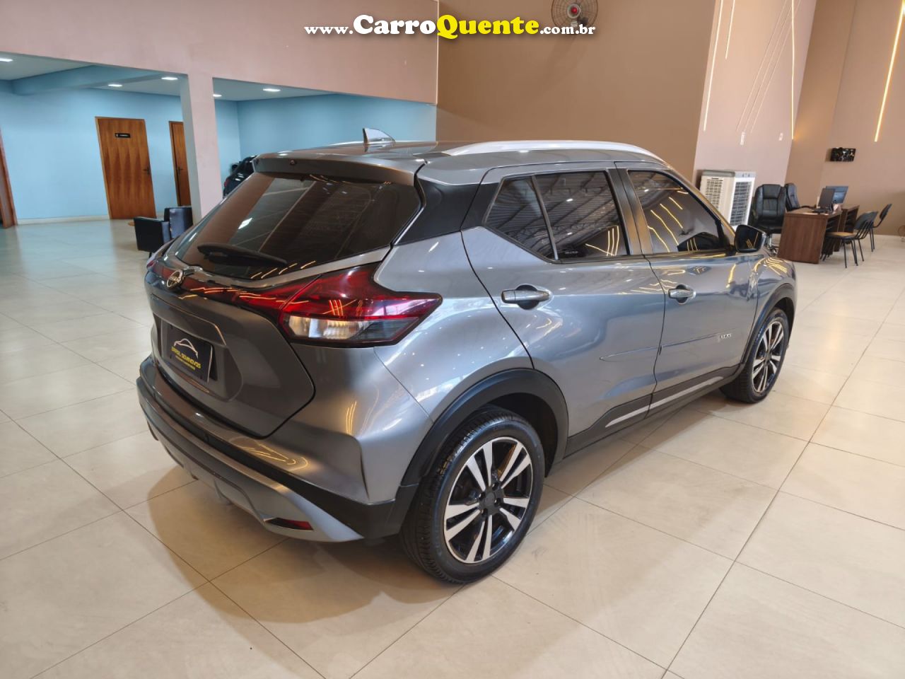 NISSAN   KICKS ADVANCE 1.6 16V FLEX AUT.   CINZA 2022 1.6 FLEX - Loja