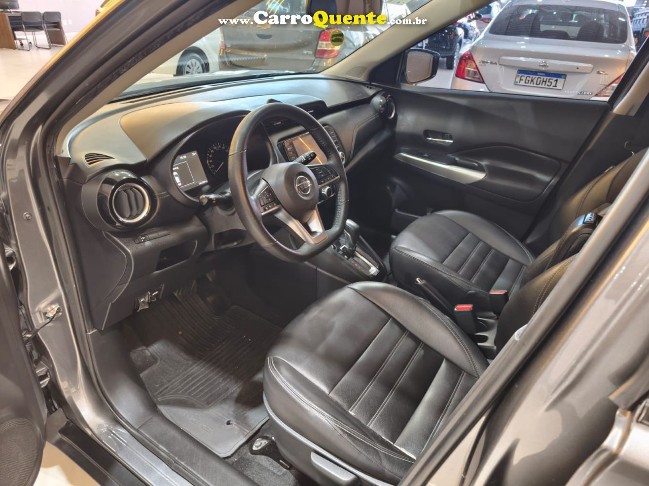 NISSAN   KICKS ADVANCE 1.6 16V FLEX AUT.   CINZA 2022 1.6 FLEX - Loja