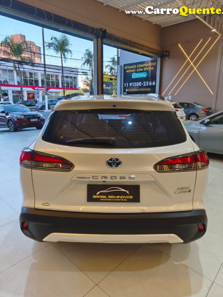 TOYOTA   COROLLA CROSS XRX 1.8 16V AUT. (HÍBRIDO)   BRANCO 2024 1.8 GASOLINA - Loja