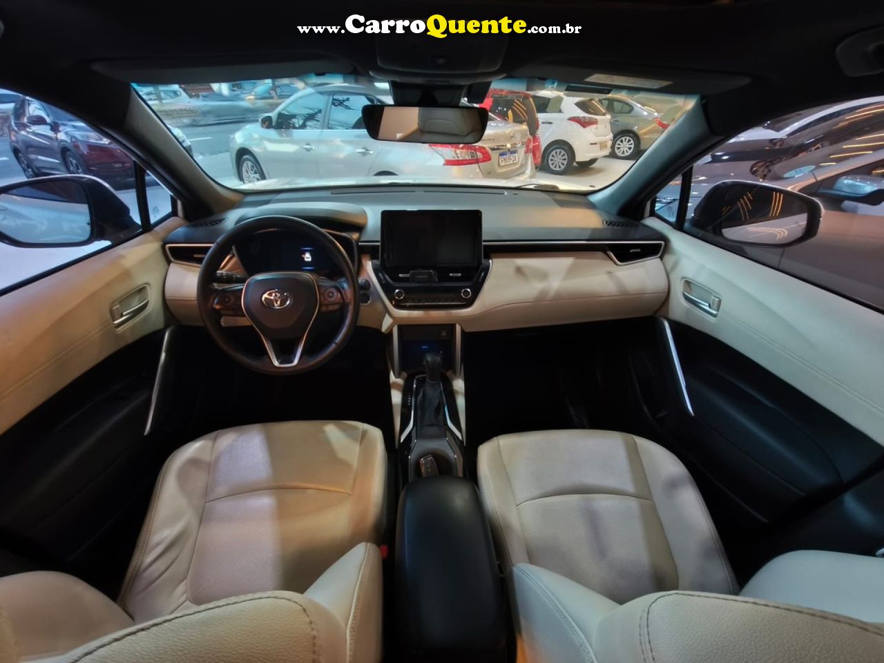 TOYOTA   COROLLA CROSS XRX 1.8 16V AUT. (HÍBRIDO)   BRANCO 2024 1.8 GASOLINA - Loja