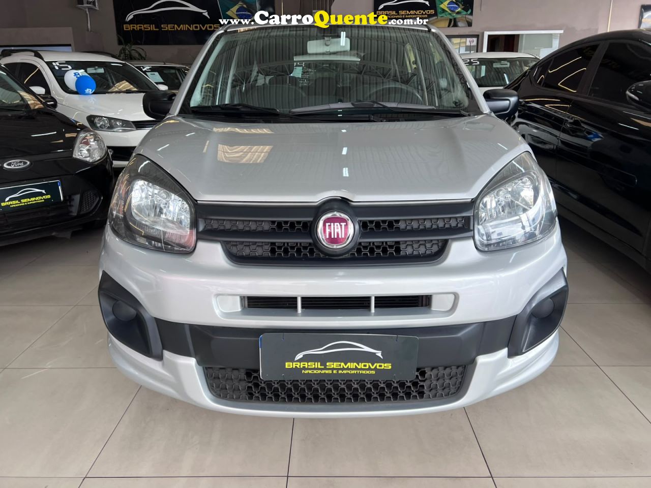 FIAT   UNO ATTRACTIVE 1.0 FIRE FLEX 8V 5P   PRATA 2021 1.0 FLEX - Loja