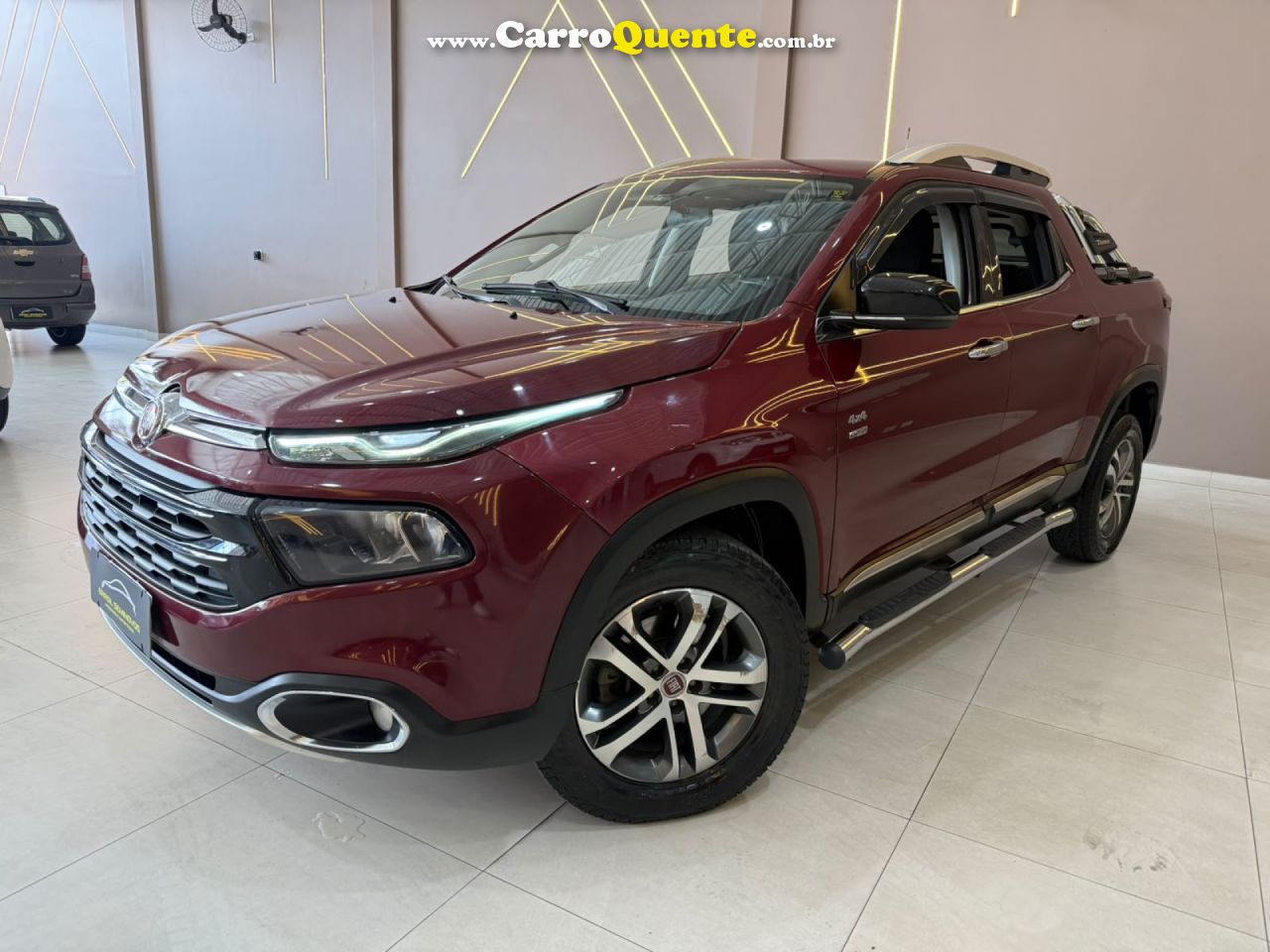 FIAT   TORO VOLCANO 2.0 16V 4X4 TB DIESEL AUT.   VERMELHO 2017 2.0 DIESEL - Loja