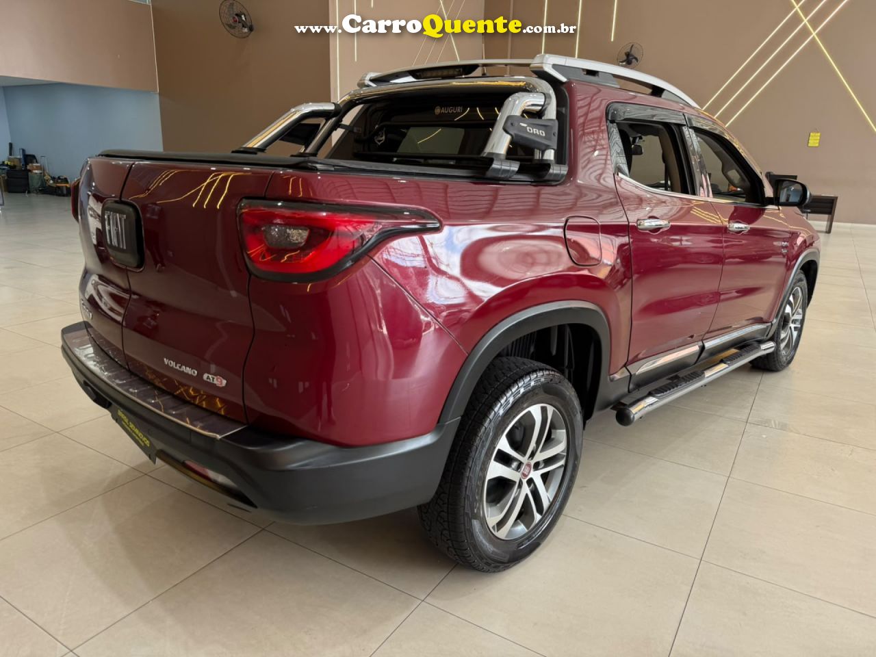 FIAT   TORO VOLCANO 2.0 16V 4X4 TB DIESEL AUT.   VERMELHO 2017 2.0 DIESEL - Loja