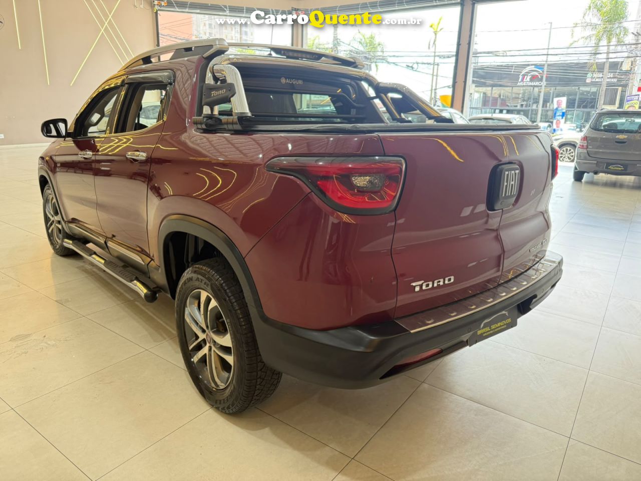 FIAT   TORO VOLCANO 2.0 16V 4X4 TB DIESEL AUT.   VERMELHO 2017 2.0 DIESEL - Loja
