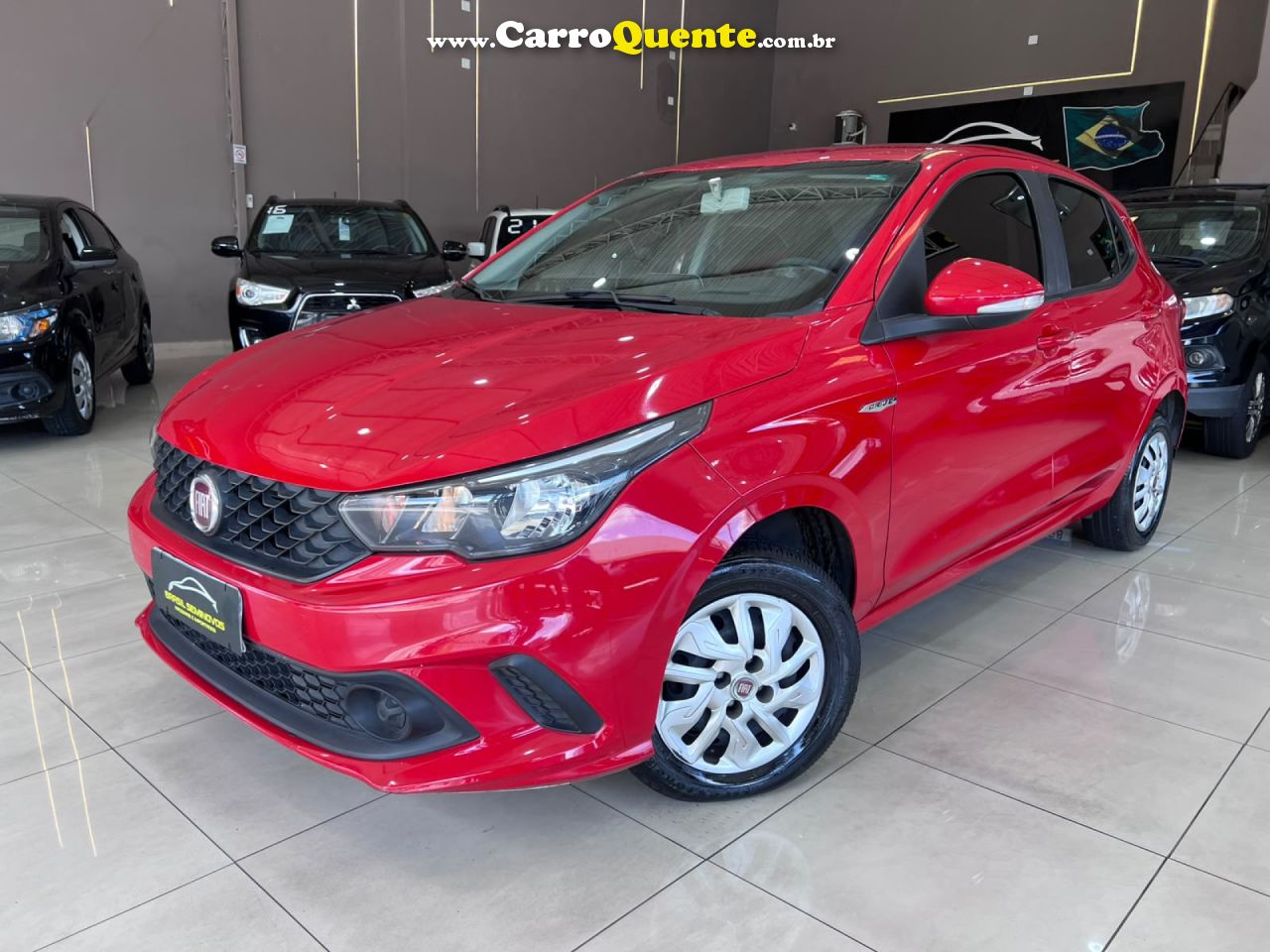 FIAT   ARGO DRIVE    VERMELHO 2018 1.0 FLEX - Loja