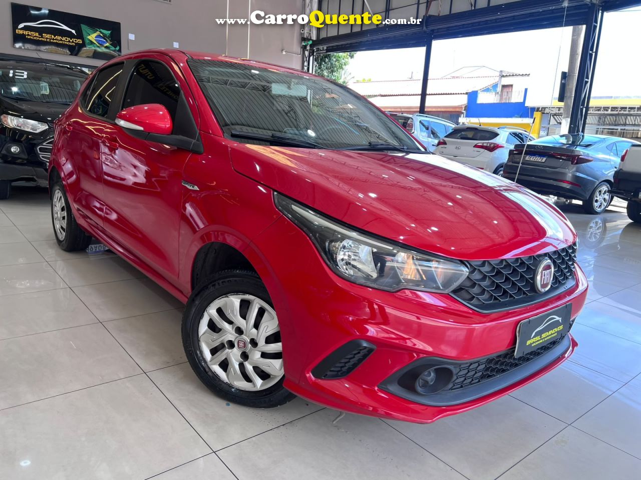 FIAT   ARGO DRIVE    VERMELHO 2018 1.0 FLEX - Loja