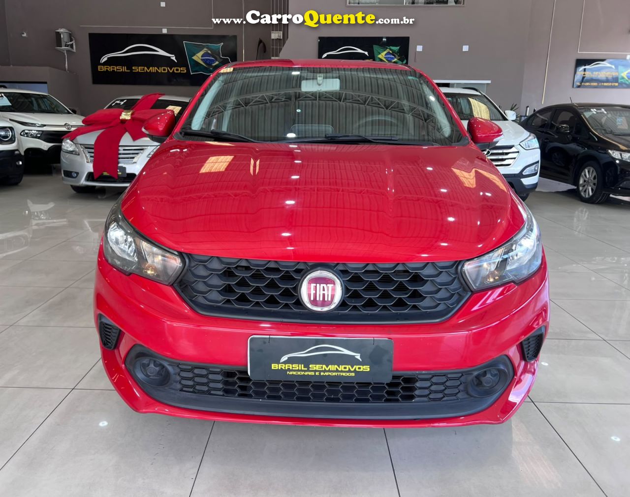 FIAT   ARGO DRIVE    VERMELHO 2018 1.0 FLEX - Loja