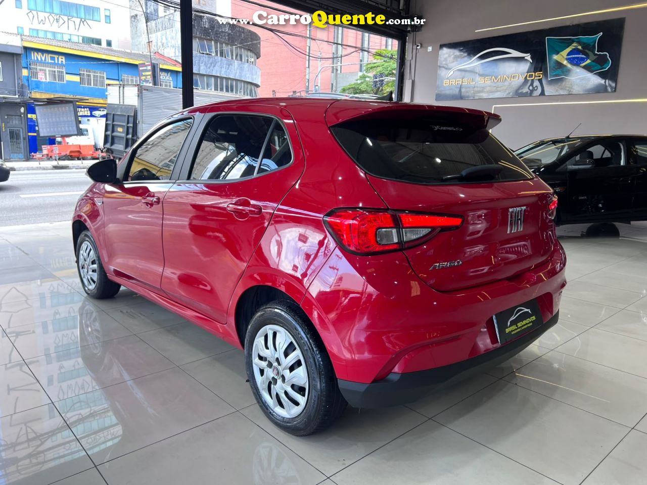 FIAT   ARGO DRIVE    VERMELHO 2018 1.0 FLEX - Loja