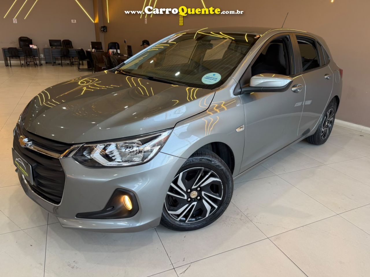 CHEVROLET   ONIX 10MT LT2   PRATA 2024 1.0 FLEX - Loja