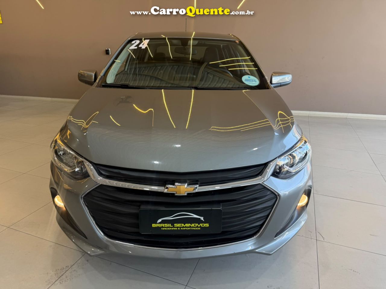 CHEVROLET   ONIX 10MT LT2   PRATA 2024 1.0 FLEX - Loja
