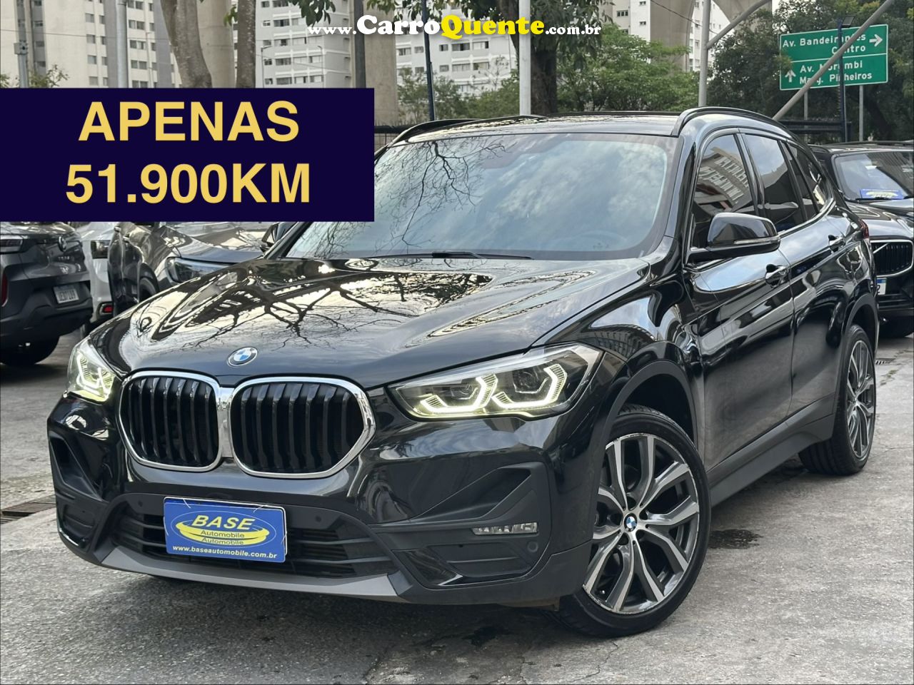 BMW   X1 2.0 16V TURBO ACTIVEFLEX SDRIVE20I GP PLUS 4P AUTOMÁTICO   PRETO 2022 2.0 FLEX - Loja