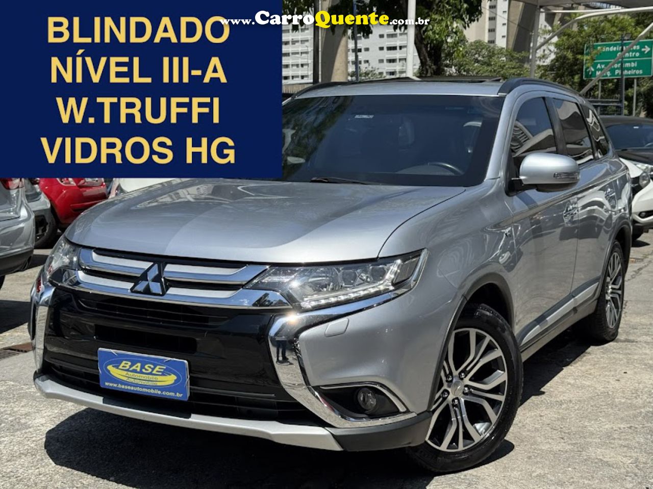 MITSUBISHI   OUTLANDER 3.0 GT 3.0 V6 AUT.   PRATA 2016 3.0 GASOLINA - Loja