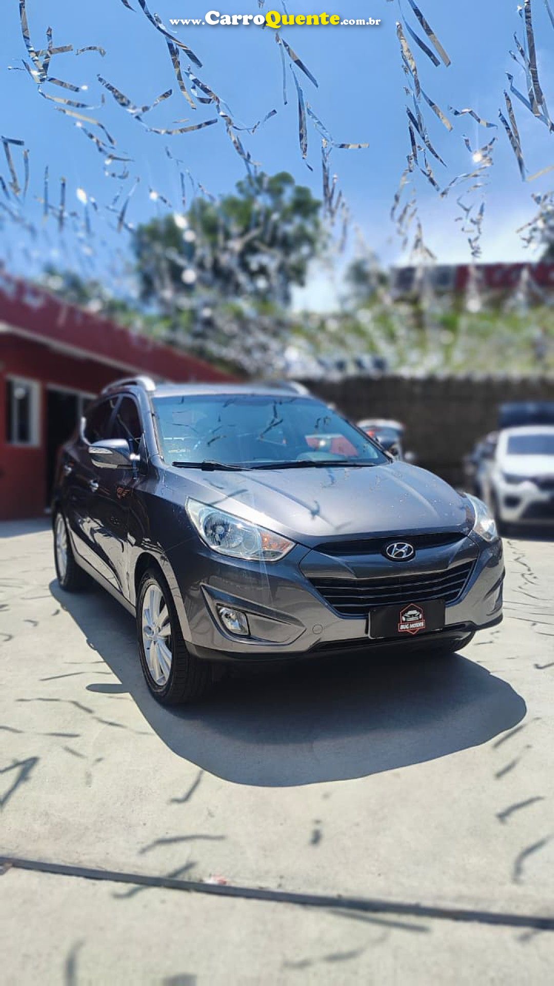 HYUNDAI   IX35 GLS 2.0 16V 2WD FLEX AUT.   CINZA 2015 2.0 FLEX - Loja