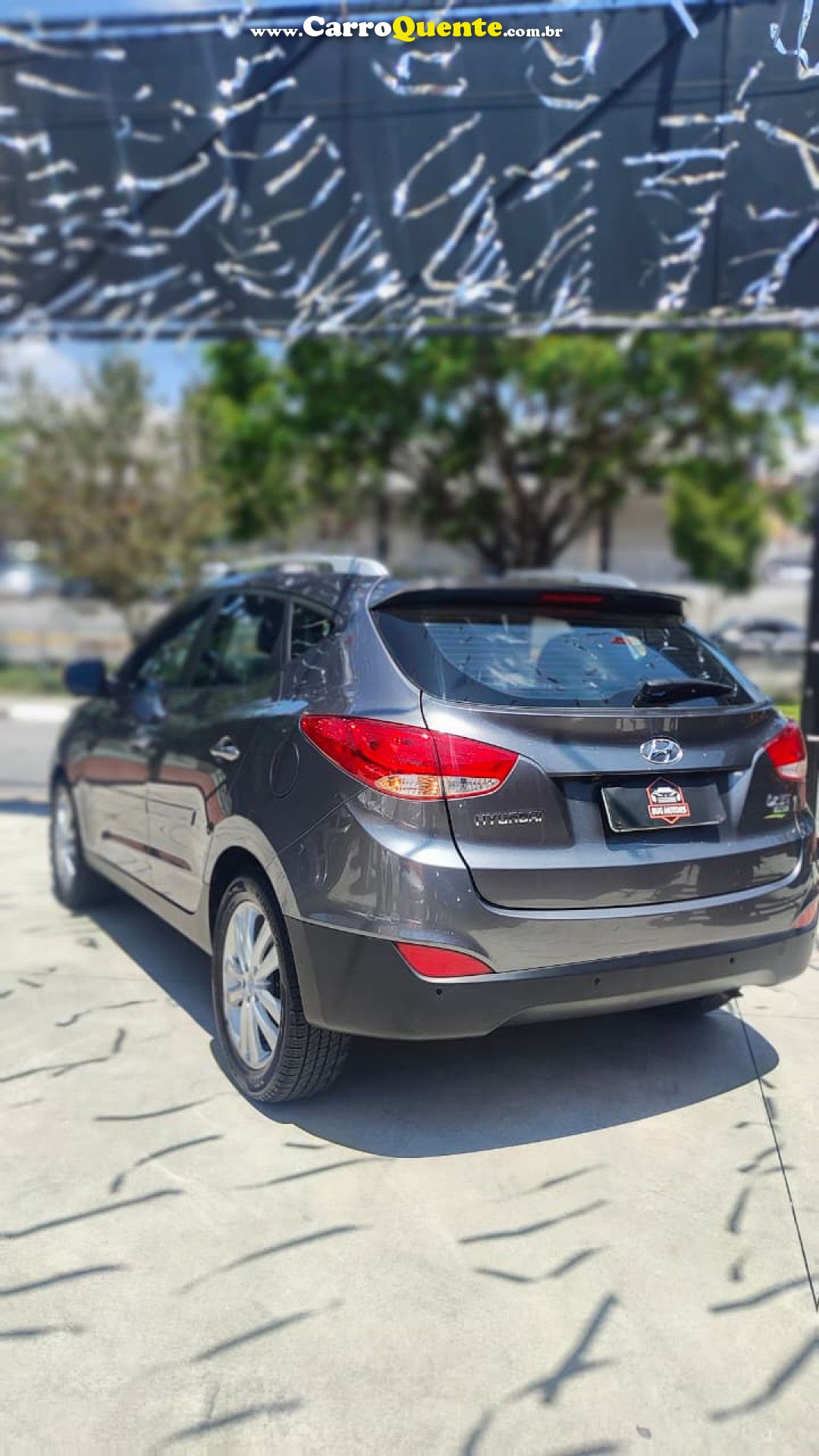 HYUNDAI   IX35 GLS 2.0 16V 2WD FLEX AUT.   CINZA 2015 2.0 FLEX - Loja