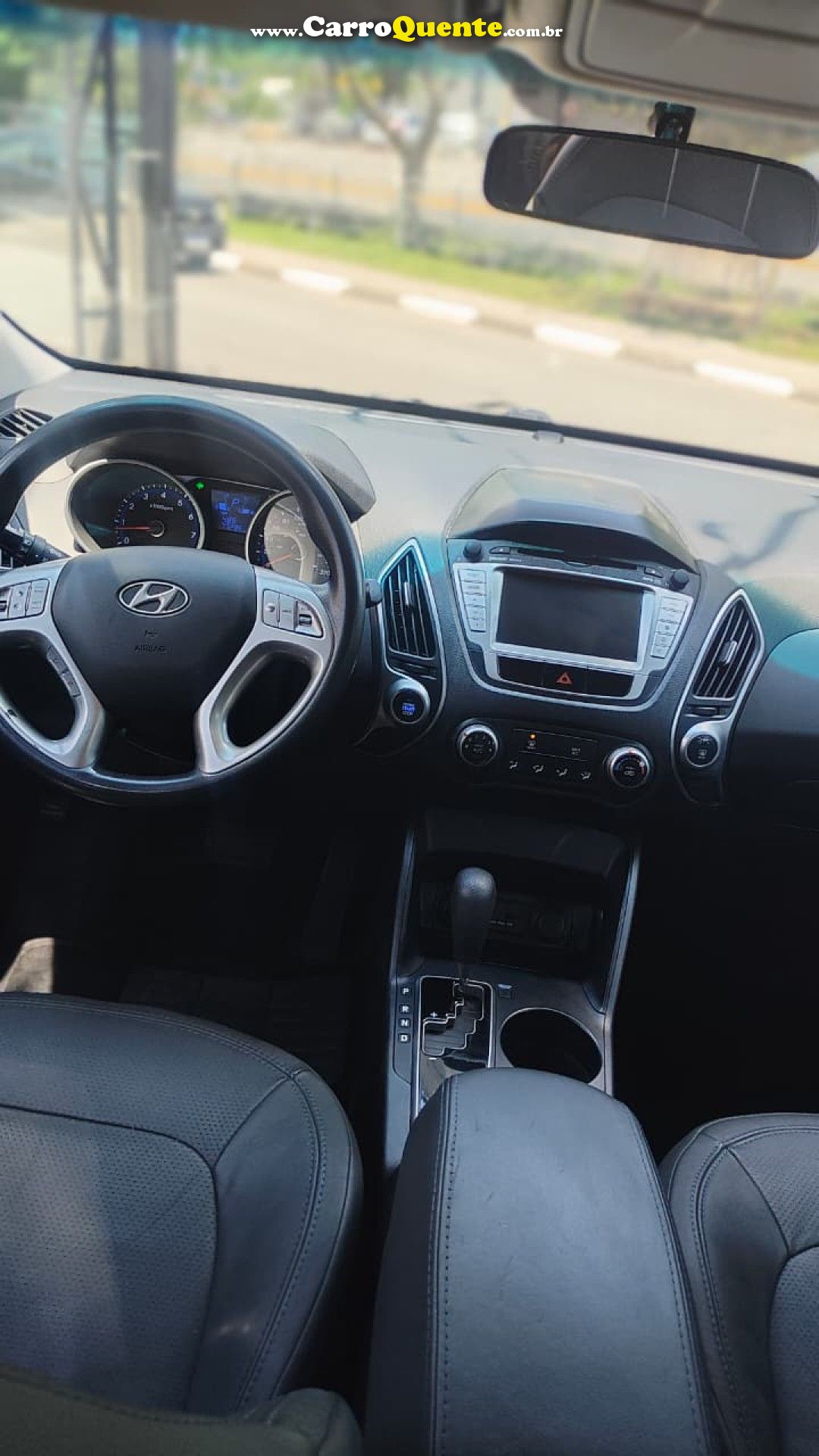 HYUNDAI   IX35 GLS 2.0 16V 2WD FLEX AUT.   CINZA 2015 2.0 FLEX - Loja
