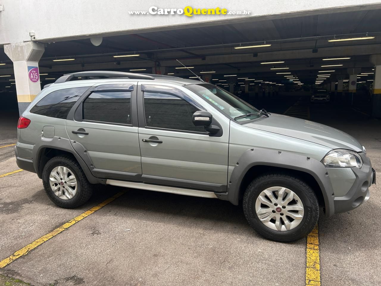 FIAT   PALIO WEEK. ADVADV TRYON 1.8 MPI FLEX   CINZA 2014 1.8 FLEX - Loja