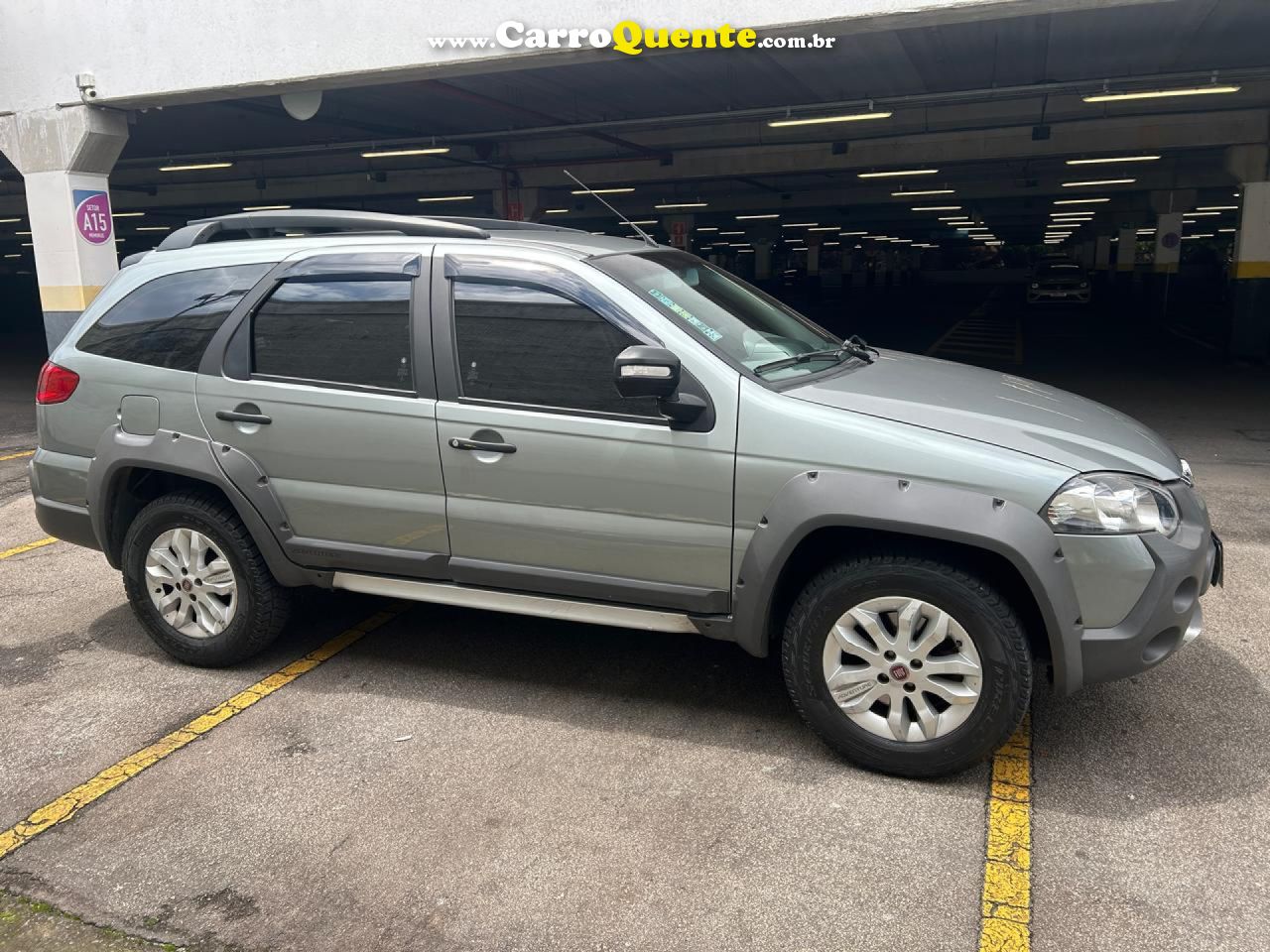 FIAT   PALIO WEEK. ADVADV TRYON 1.8 MPI FLEX   CINZA 2014 1.8 FLEX - Loja