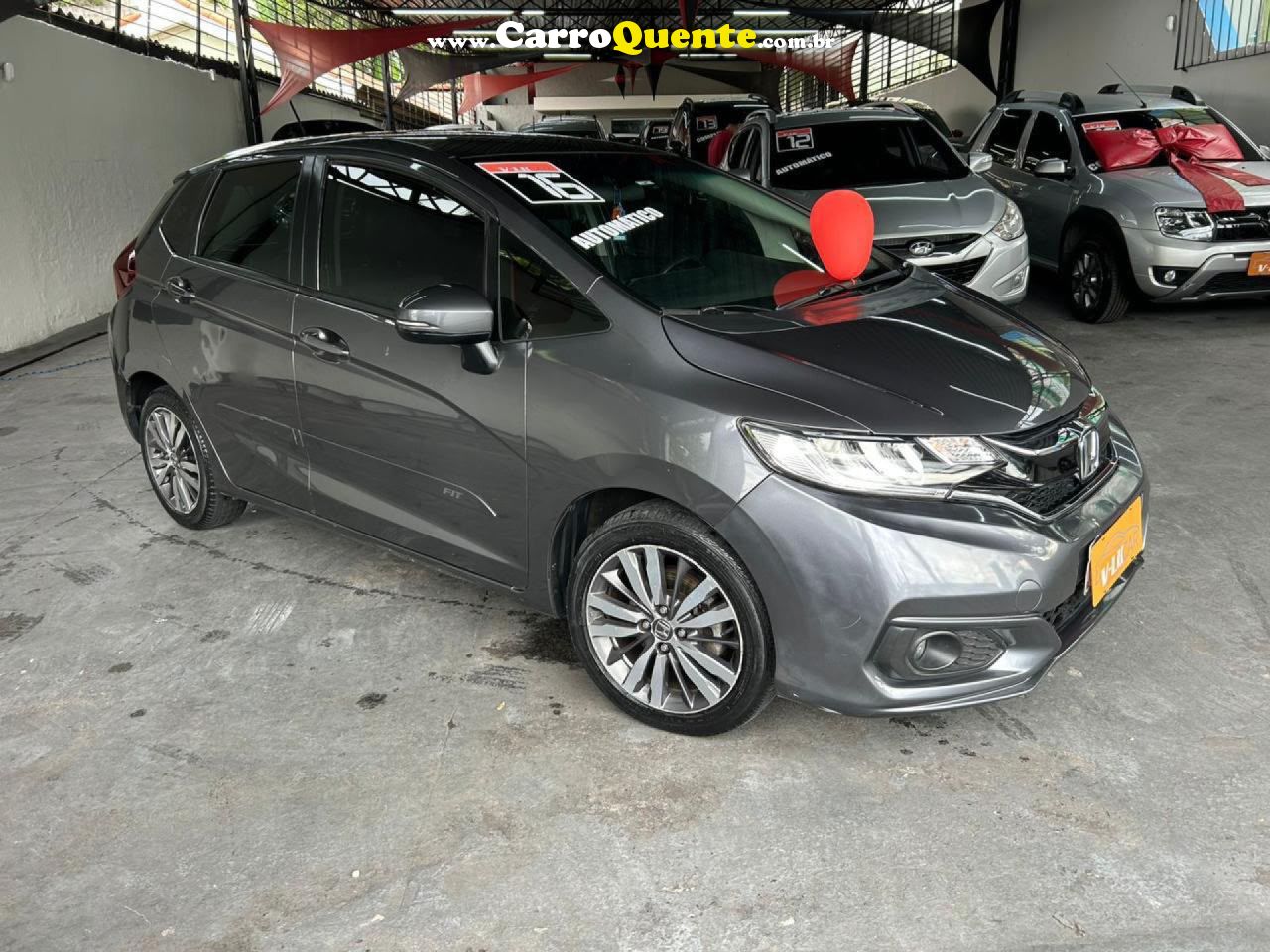 HONDA   FIT EXL 1.5 FLEXFLEXONE 16V 5P AUT   CINZA 2016 1.5 FLEX - Loja