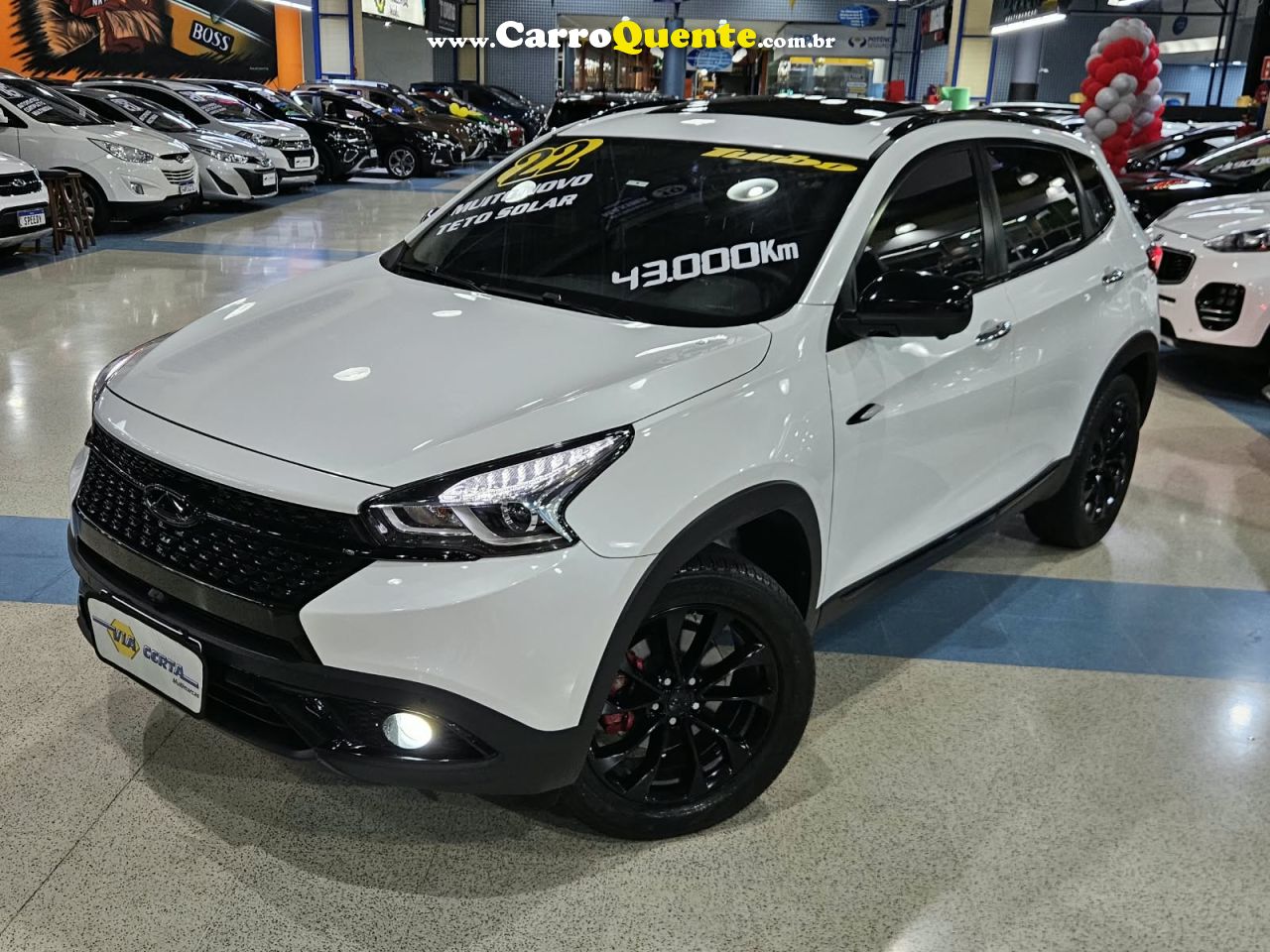 CHERY TIGGO 7 1.5 TURBO TXS Teto Solar * C/ Apenas 43.000 Km * 2022 - Loja