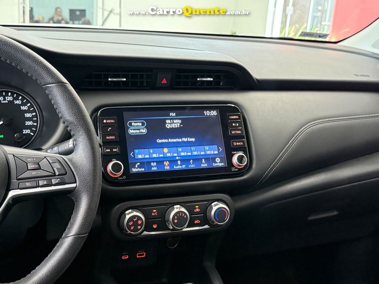 NISSAN   KICKS ADVANCE 1.6 16V FLEX AUT.   PRATA 2023 1.6 FLEX - Loja