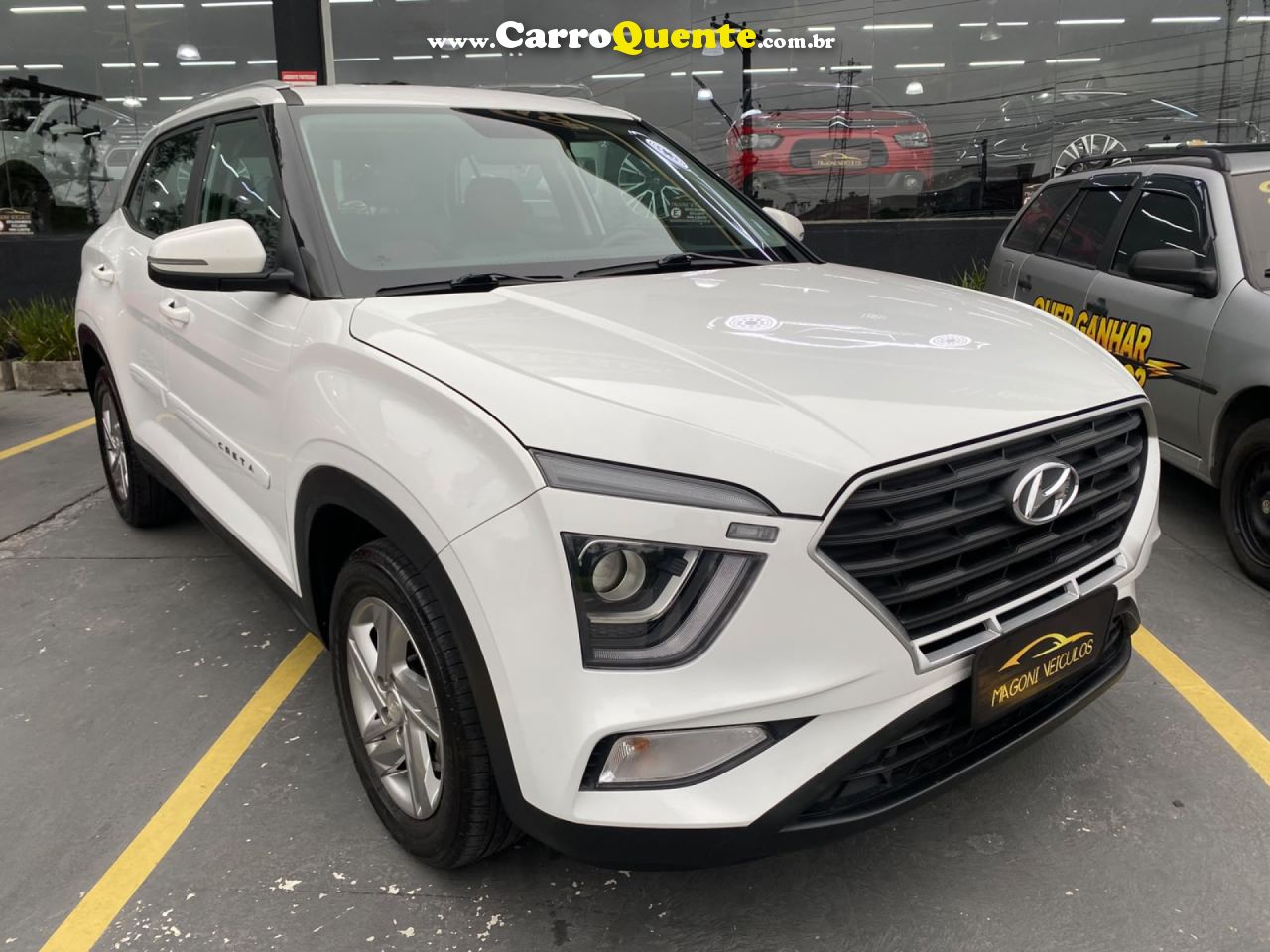 HYUNDAI   CRETA COMFORT 1.0 TB 12V FLEX AUT.   BRANCO 2023 1.0 FLEX - Loja