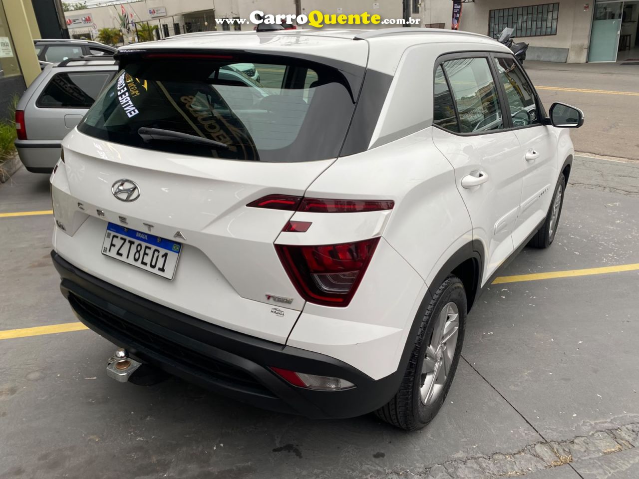 HYUNDAI   CRETA COMFORT 1.0 TB 12V FLEX AUT.   BRANCO 2023 1.0 FLEX - Loja