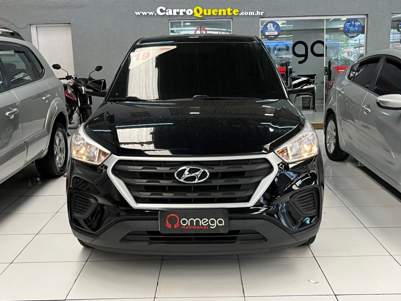 HYUNDAI   CRETA ATTITUDE 1.6 16V FLEX MEC.   PRETO 2019 1.6 FLEX - Loja