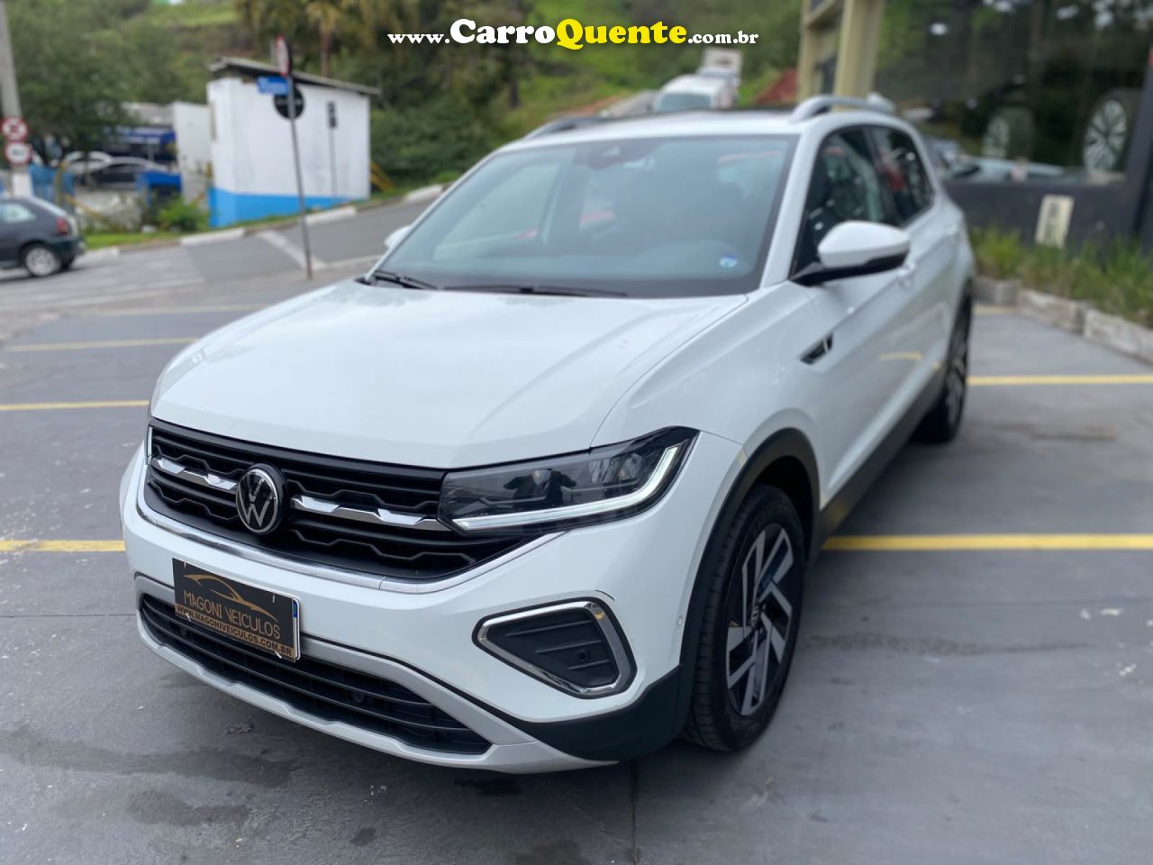 VOLKSWAGEN   T-CROSS HIGHLINE 1.4 TSI FLEX 16V 5P AUT   BRANCO 2025 1.4 FLEX - Loja