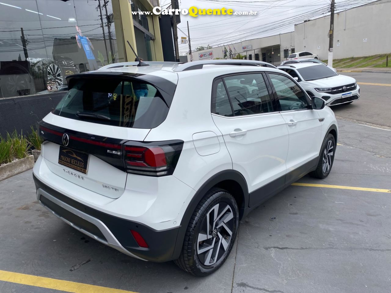 VOLKSWAGEN   T-CROSS HIGHLINE 1.4 TSI FLEX 16V 5P AUT   BRANCO 2025 1.4 FLEX - Loja