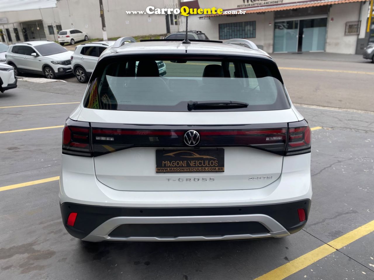 VOLKSWAGEN   T-CROSS HIGHLINE 1.4 TSI FLEX 16V 5P AUT   BRANCO 2025 1.4 FLEX - Loja