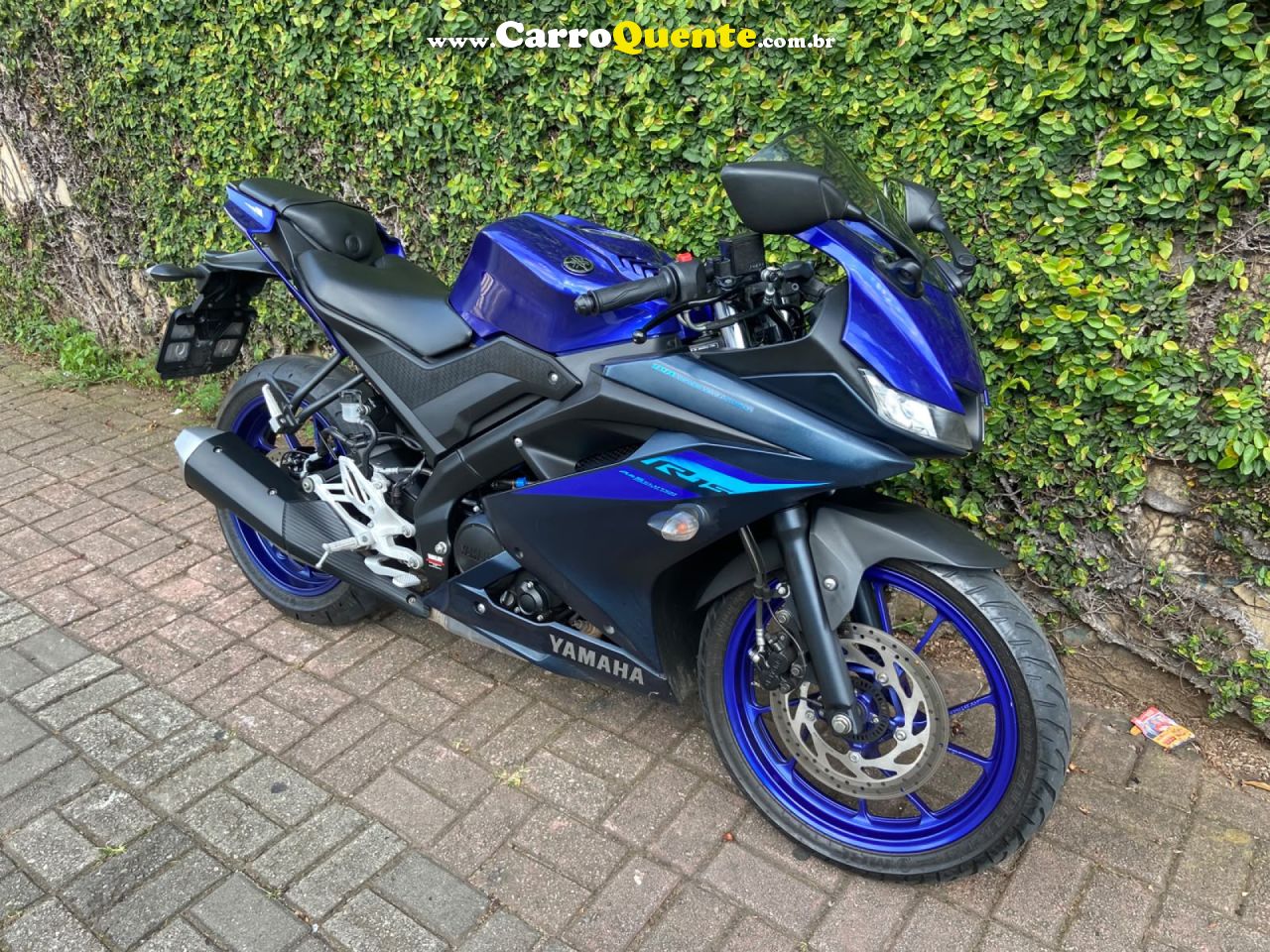 YAMAHA    YZF R15 ABS   AZUL 2025 150 GASOLINA - Loja