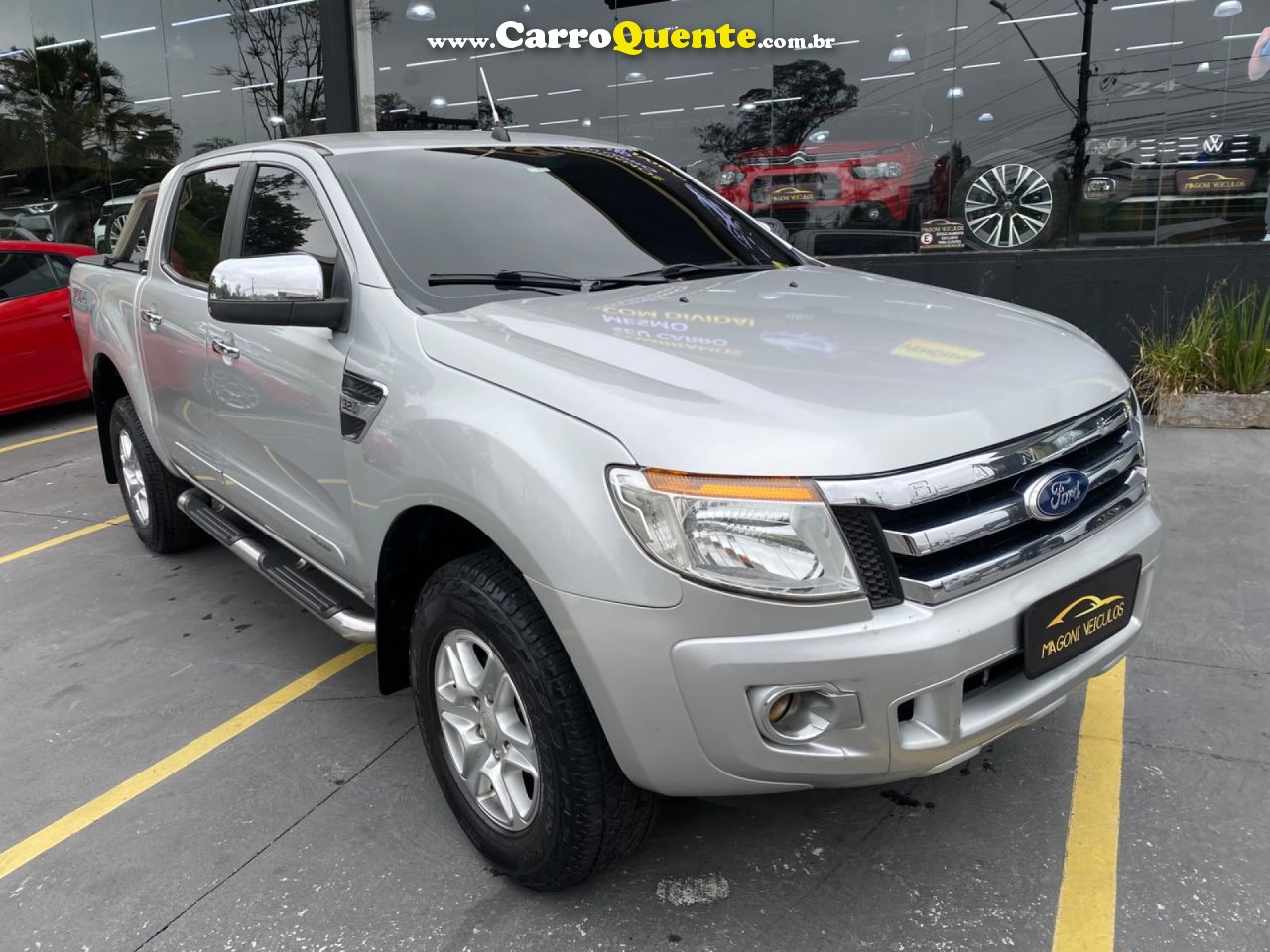FORD   RANGER XLT 3.2 20V 4X4 CD DIESEL AUT.   PRATA 2016 3.2 DIESEL - Loja