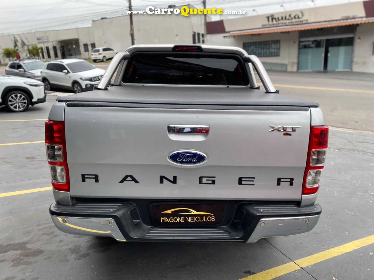FORD   RANGER XLT 3.2 20V 4X4 CD DIESEL AUT.   PRATA 2016 3.2 DIESEL - Loja