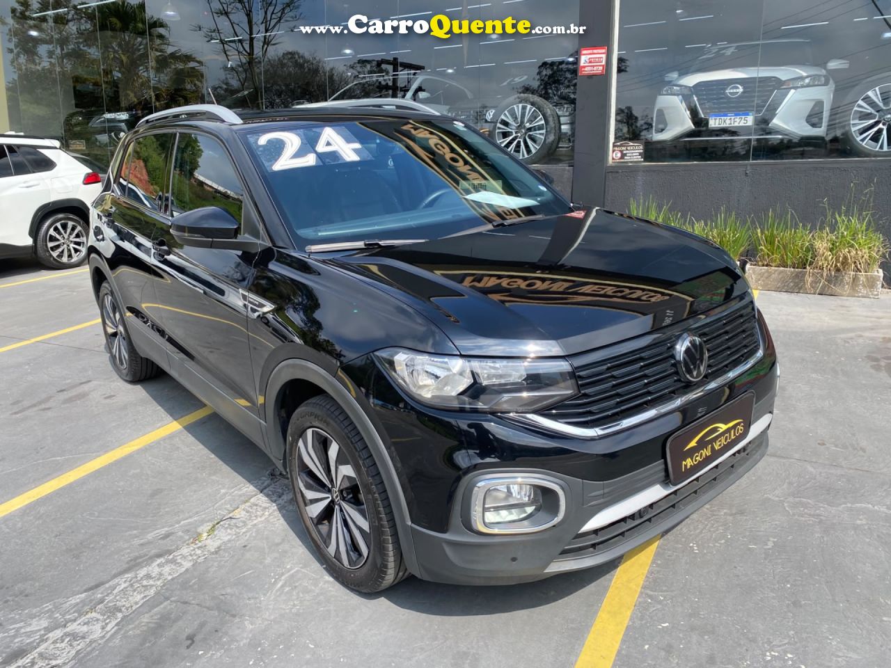 VOLKSWAGEN   T-CROSS HIG. 250 TSI 1.4 FLEX 16V 5P AUT   PRETO 2024 1.4 FLEX - Loja