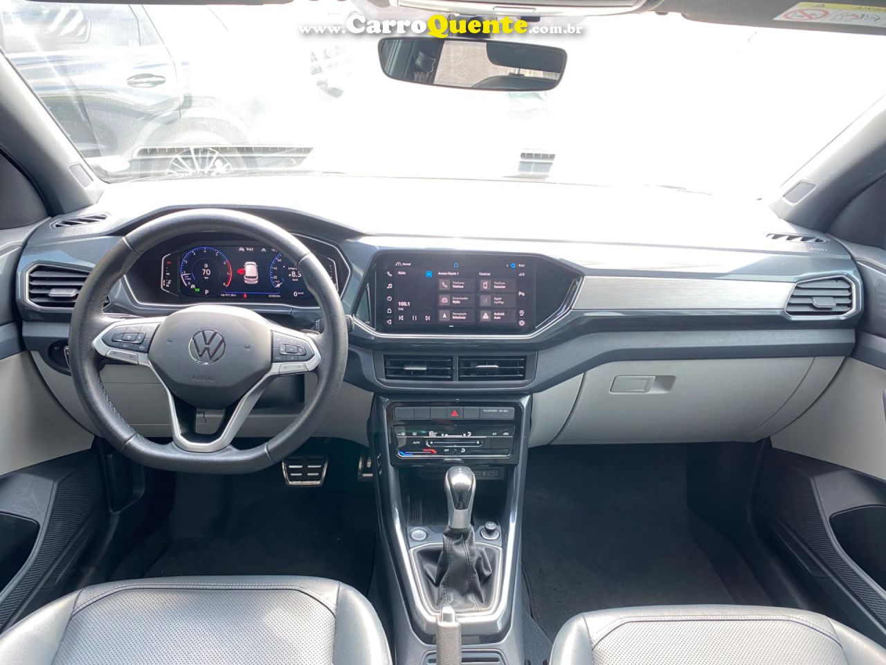 VOLKSWAGEN   T-CROSS HIG. 250 TSI 1.4 FLEX 16V 5P AUT   PRETO 2024 1.4 FLEX - Loja