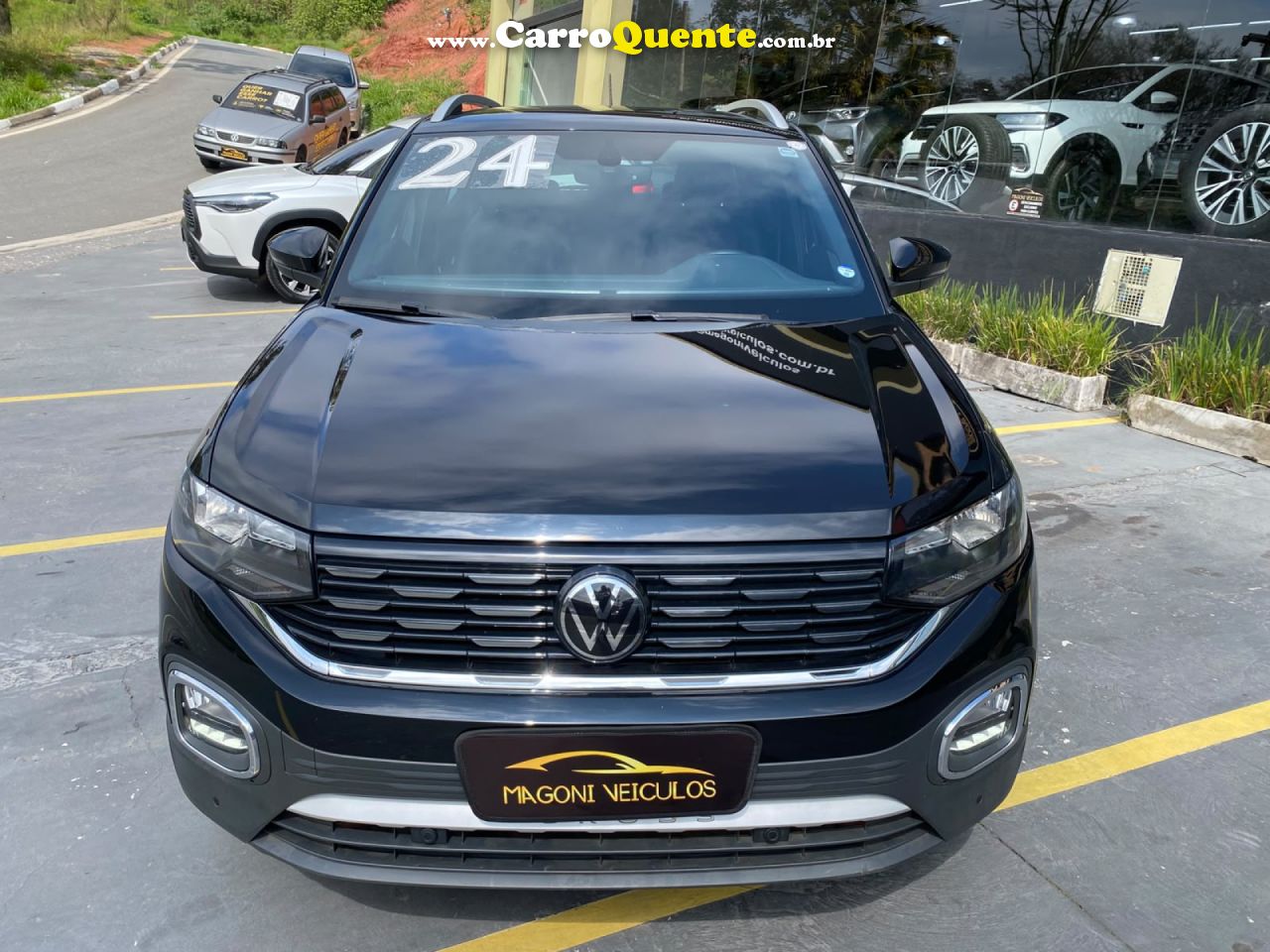 VOLKSWAGEN   T-CROSS HIG. 250 TSI 1.4 FLEX 16V 5P AUT   PRETO 2024 1.4 FLEX - Loja