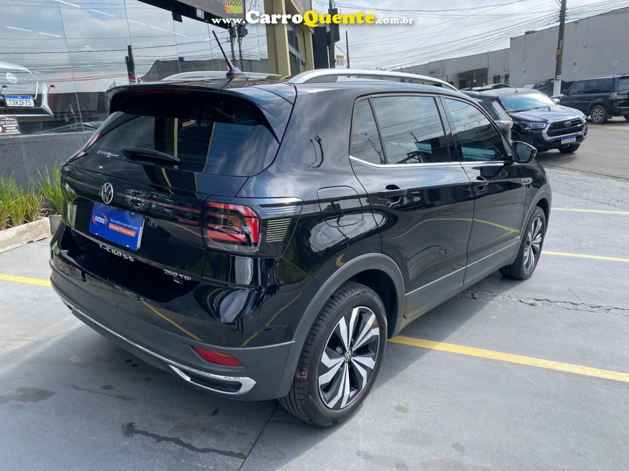 VOLKSWAGEN   T-CROSS HIG. 250 TSI 1.4 FLEX 16V 5P AUT   PRETO 2024 1.4 FLEX - Loja