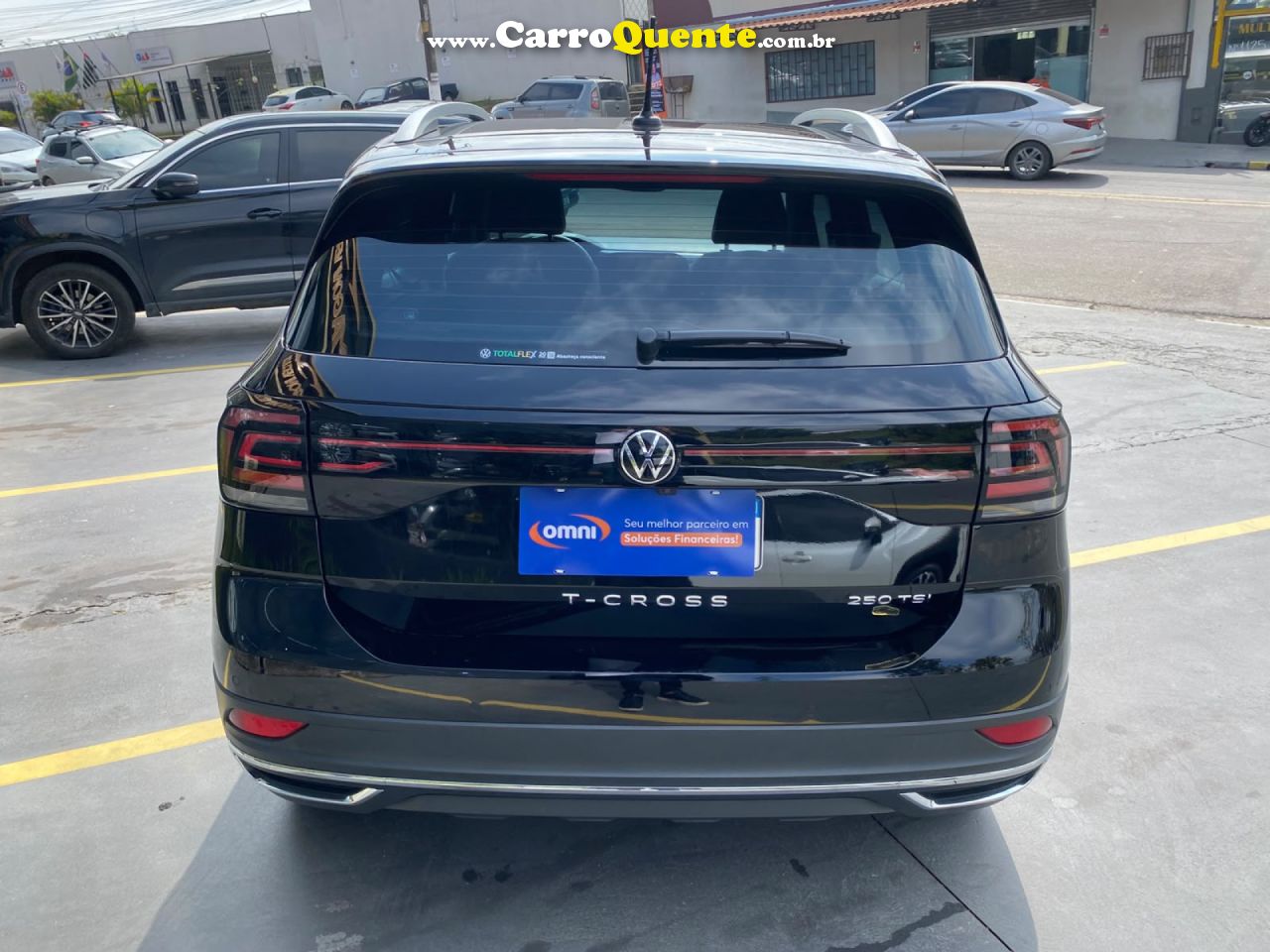 VOLKSWAGEN   T-CROSS HIG. 250 TSI 1.4 FLEX 16V 5P AUT   PRETO 2024 1.4 FLEX - Loja