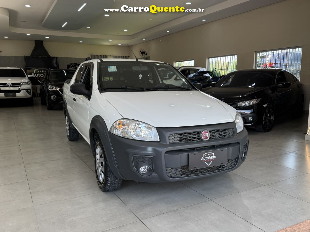 FIAT   STRADA WORKING HARD 1.4 FIRE FLEX 8V CD   BRANCO 2020 1.4 FLEX - Loja