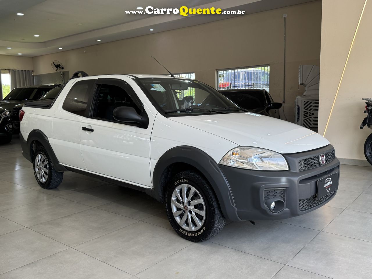 FIAT   STRADA WORKING HARD 1.4 FIRE FLEX 8V CD   BRANCO 2020 1.4 FLEX - Loja