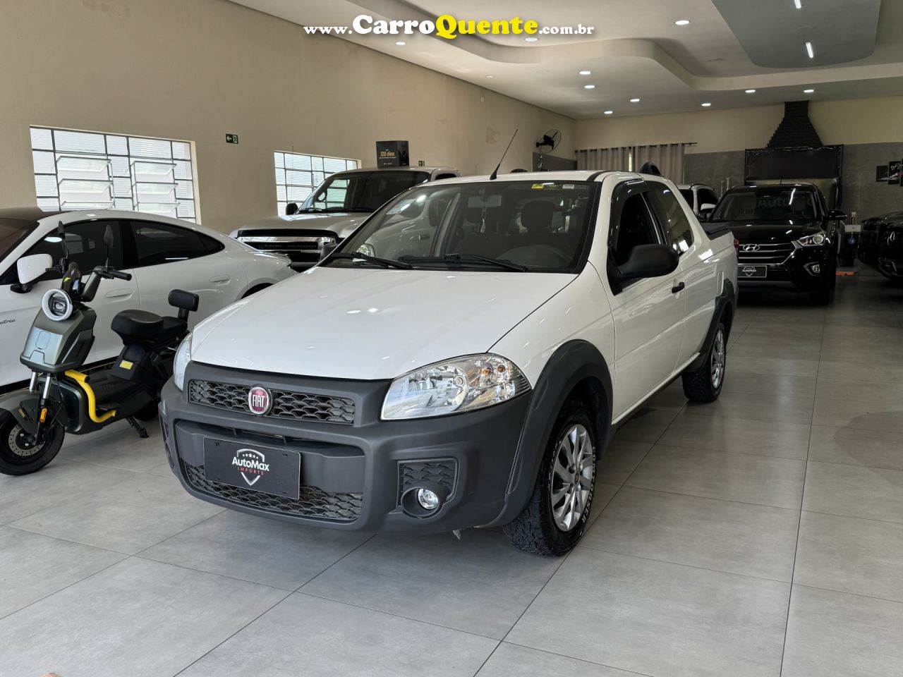 FIAT   STRADA WORKING HARD 1.4 FIRE FLEX 8V CD   BRANCO 2020 1.4 FLEX - Loja